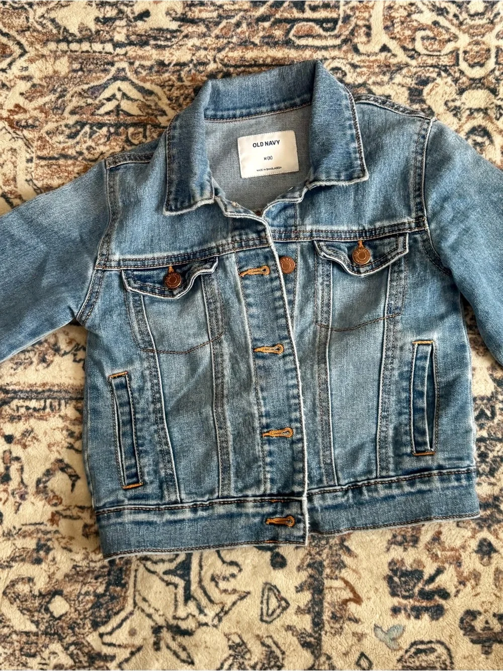 Old Navy Girl’s Light Wash Denim Jacket in Blue